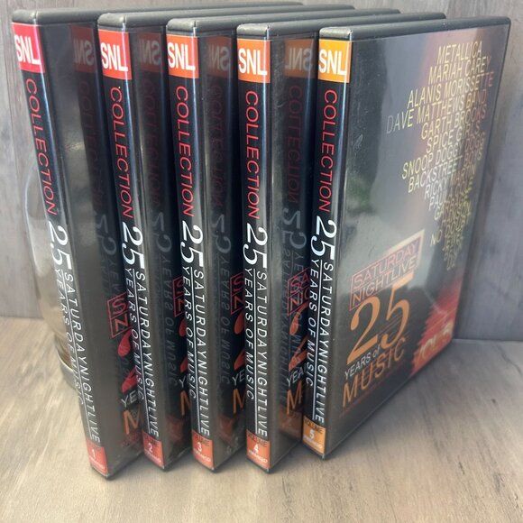 Saturday Night Live 25 Years Of Music Collection DVD Box Set Volumes 1-5 - Picture 3 of 4